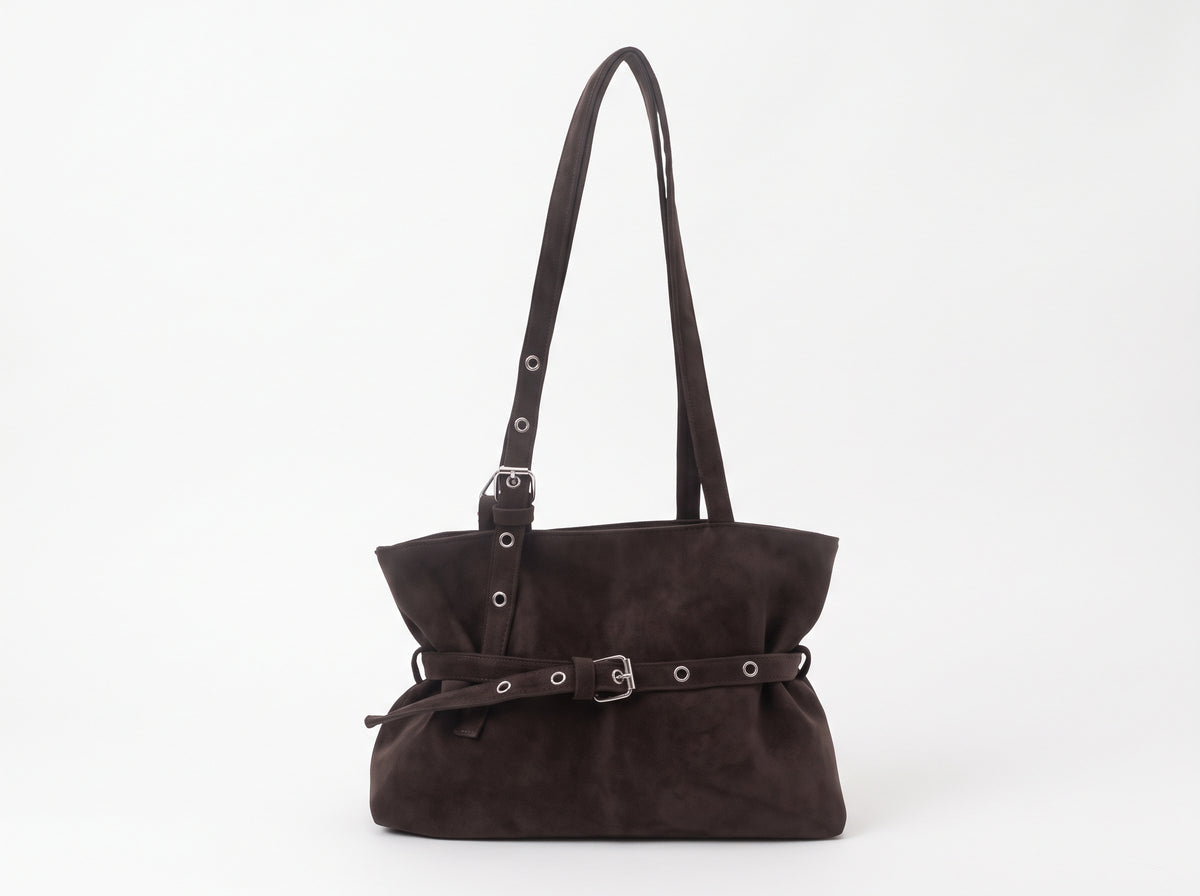 Bolso Hobo Drapeado Coffee